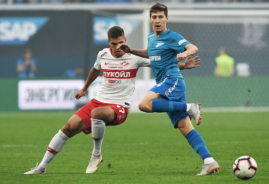 Football. Russian Football Premier League. Zenit vs. Spartak
