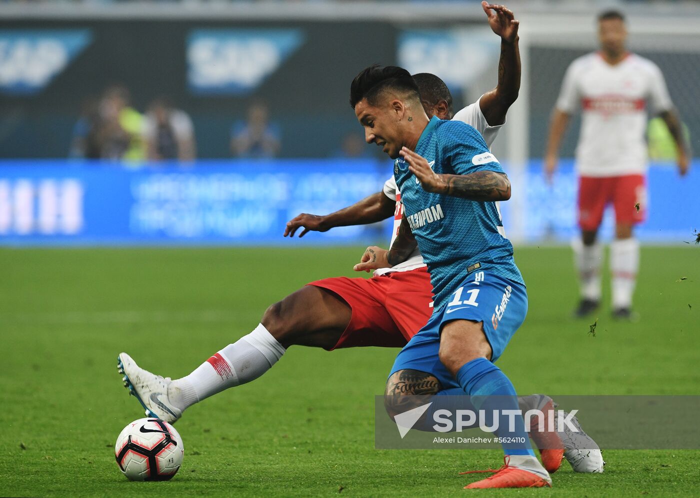 Football. Russian Football Premier League. Zenit vs. Spartak