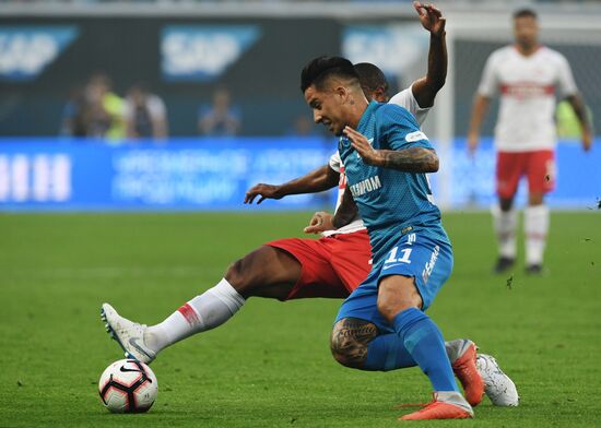 Football. Russian Football Premier League. Zenit vs. Spartak