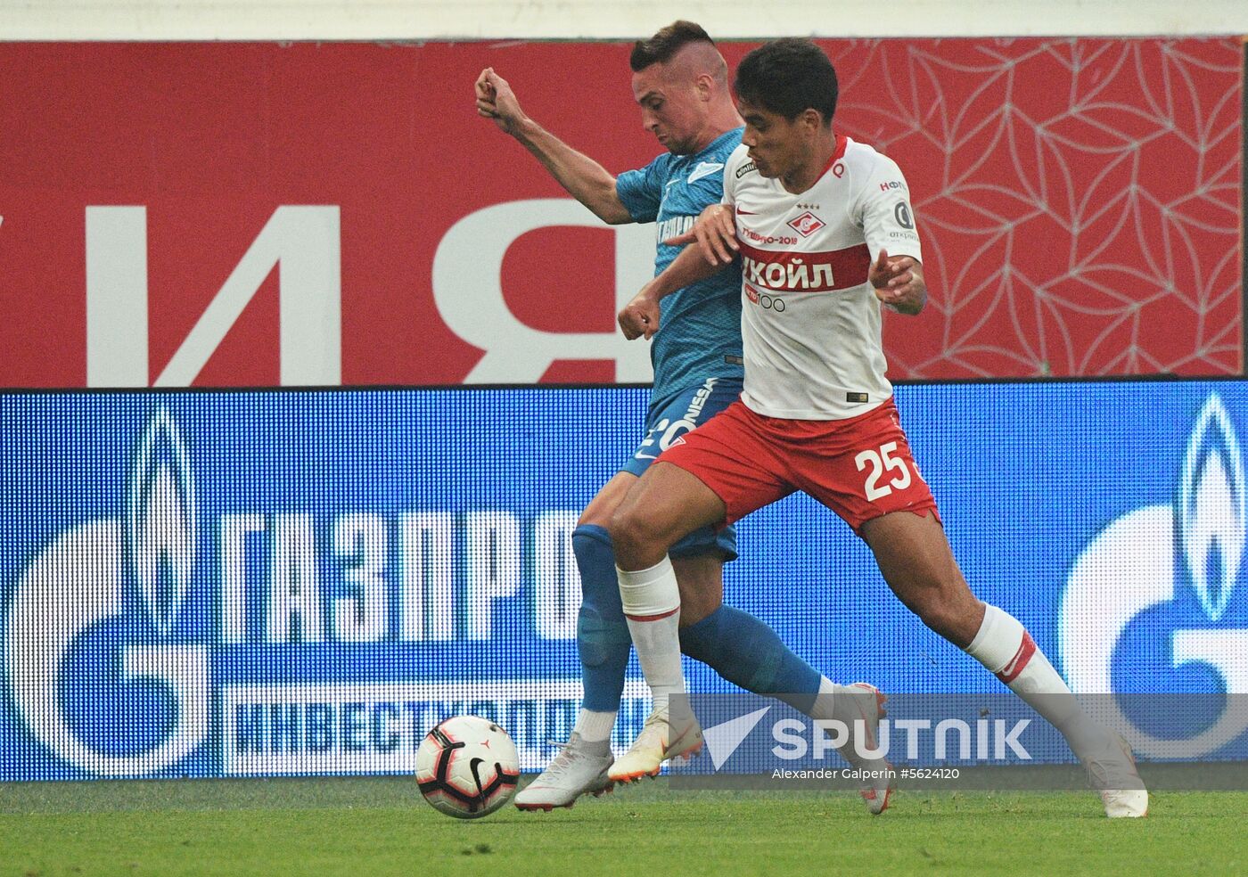 Football. Russian Football Premier League. Zenit vs. Spartak