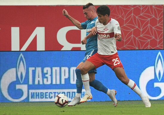 Football. Russian Football Premier League. Zenit vs. Spartak