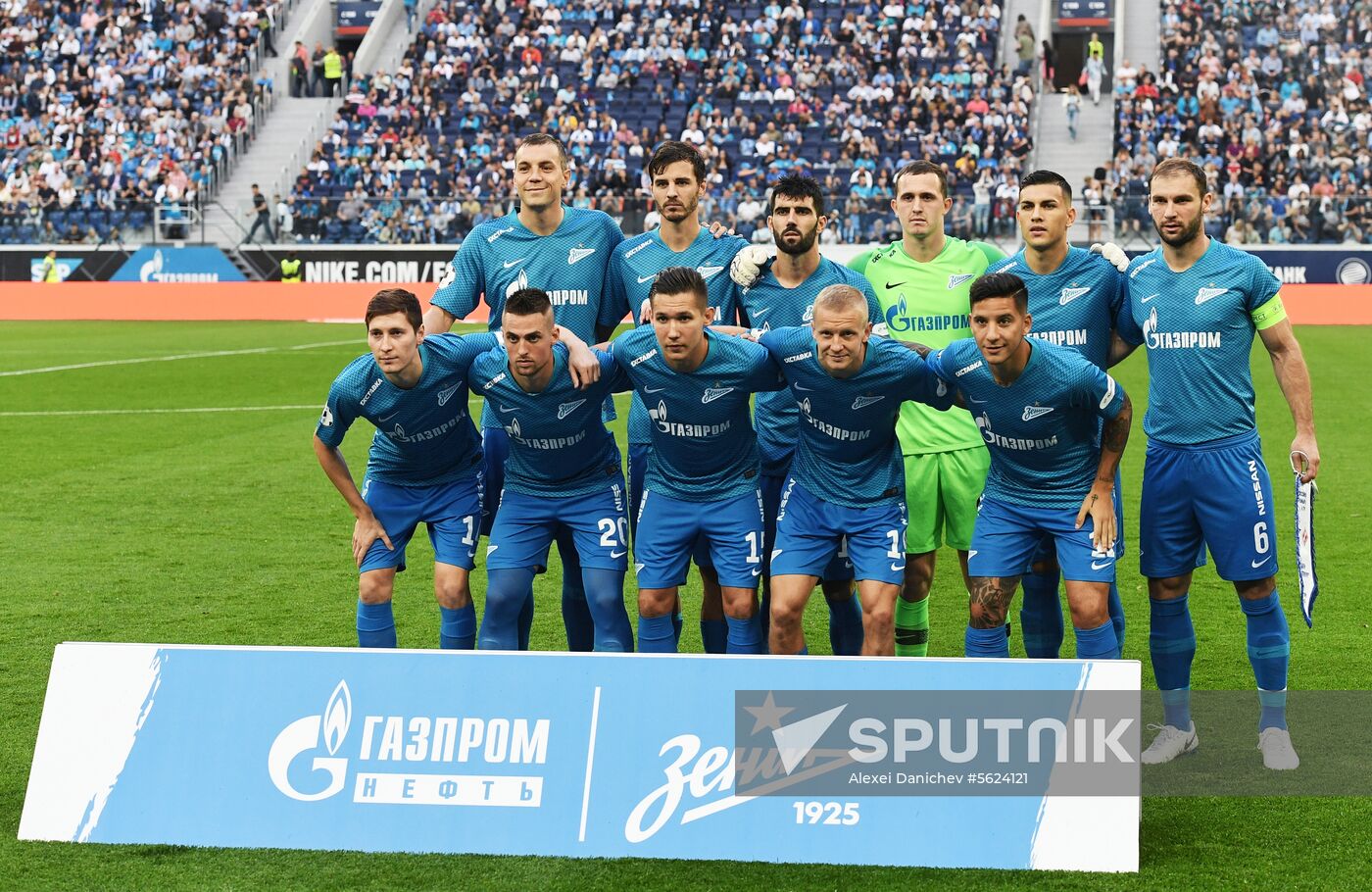 Football. Russian Football Premier League. Zenit vs. Spartak
