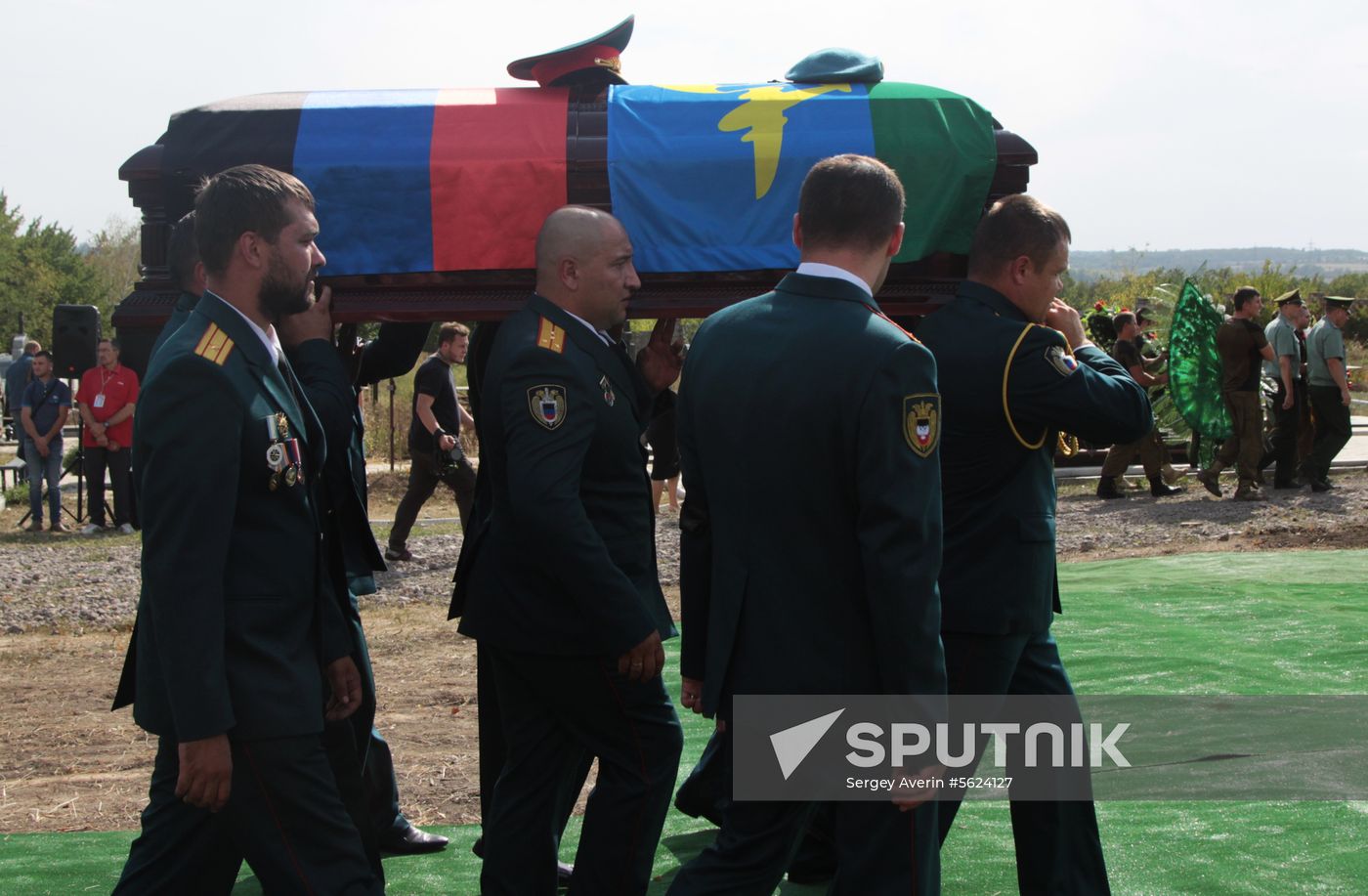 Bidding last respects to Donetsk People's Republic Head Alexander Zakharchenko