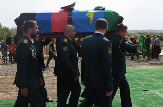 Bidding last respects to Donetsk People's Republic Head Alexander Zakharchenko