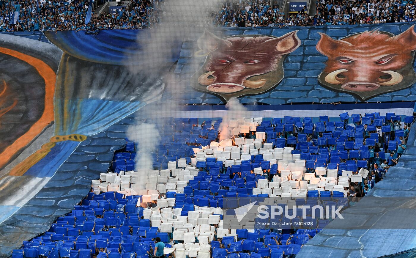 Football. Russian Football Premier League. Zenit vs. Spartak