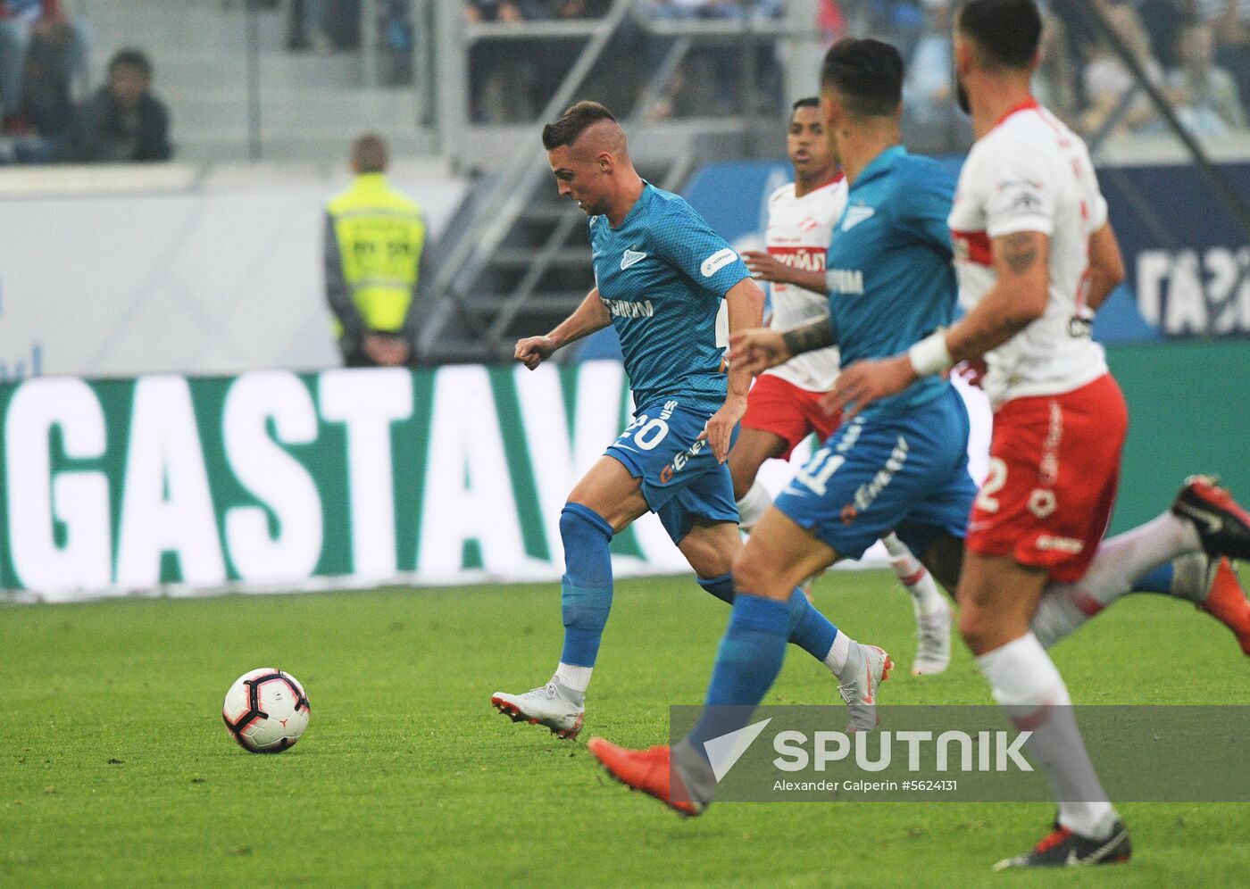 Football. Russian Football Premier League. Zenit vs. Spartak
