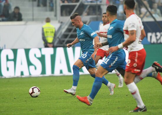 Football. Russian Football Premier League. Zenit vs. Spartak