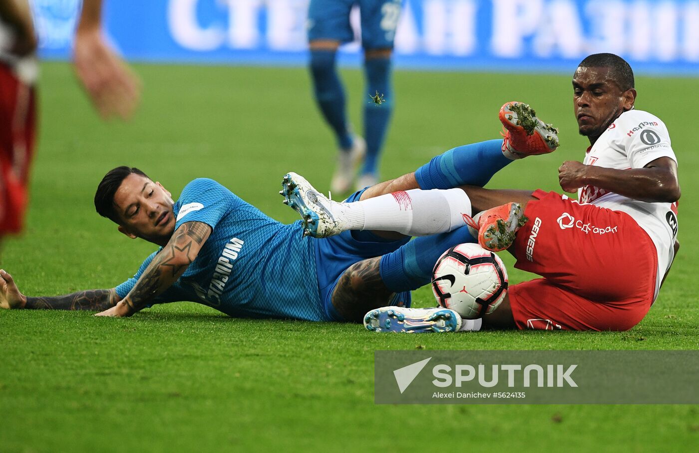 Football. Russian Football Premier League. Zenit vs. Spartak