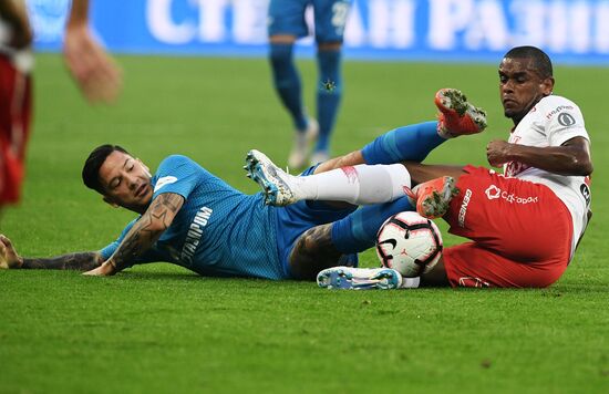 Football. Russian Football Premier League. Zenit vs. Spartak