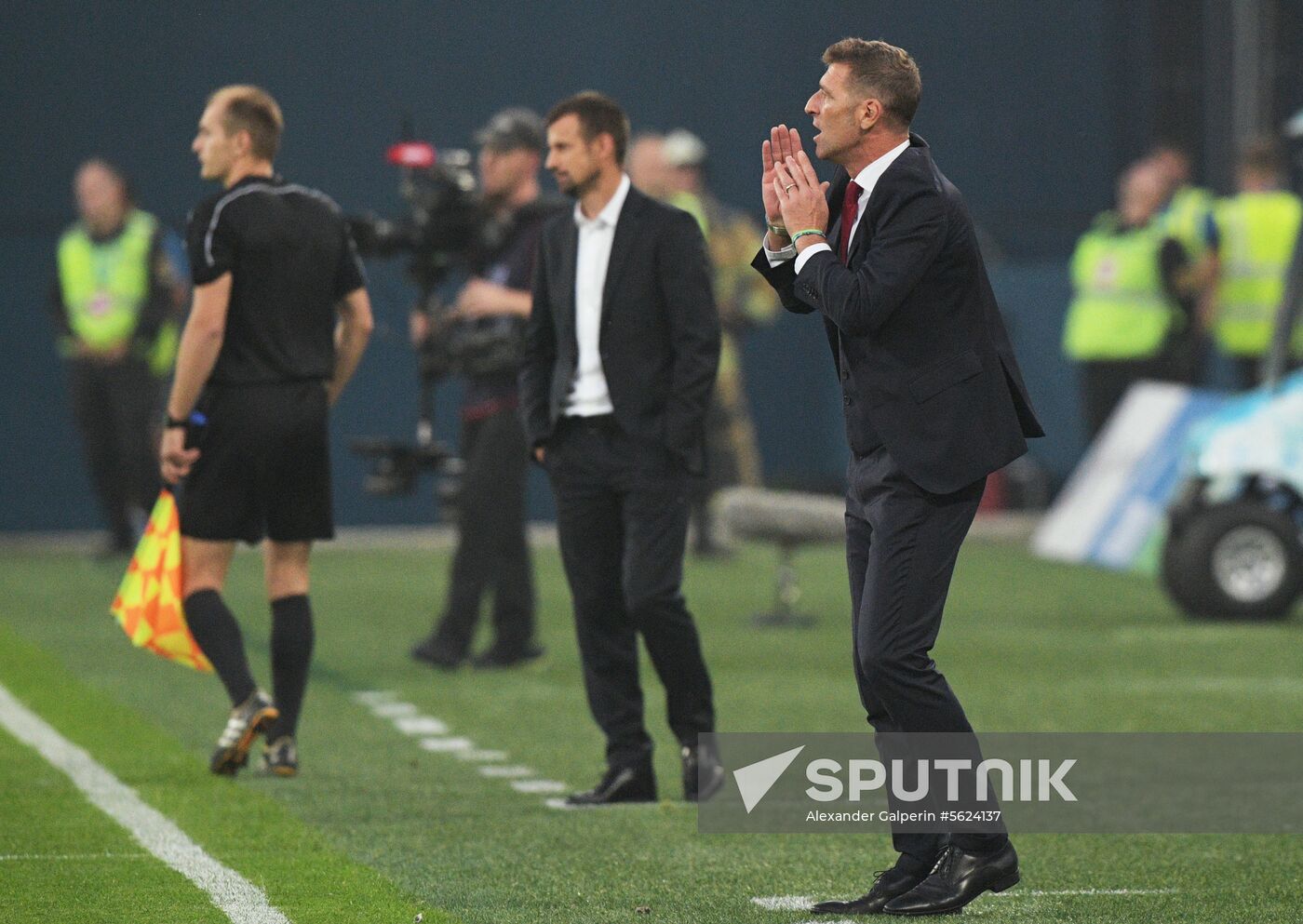 Football. Russian Football Premier League. Zenit vs. Spartak