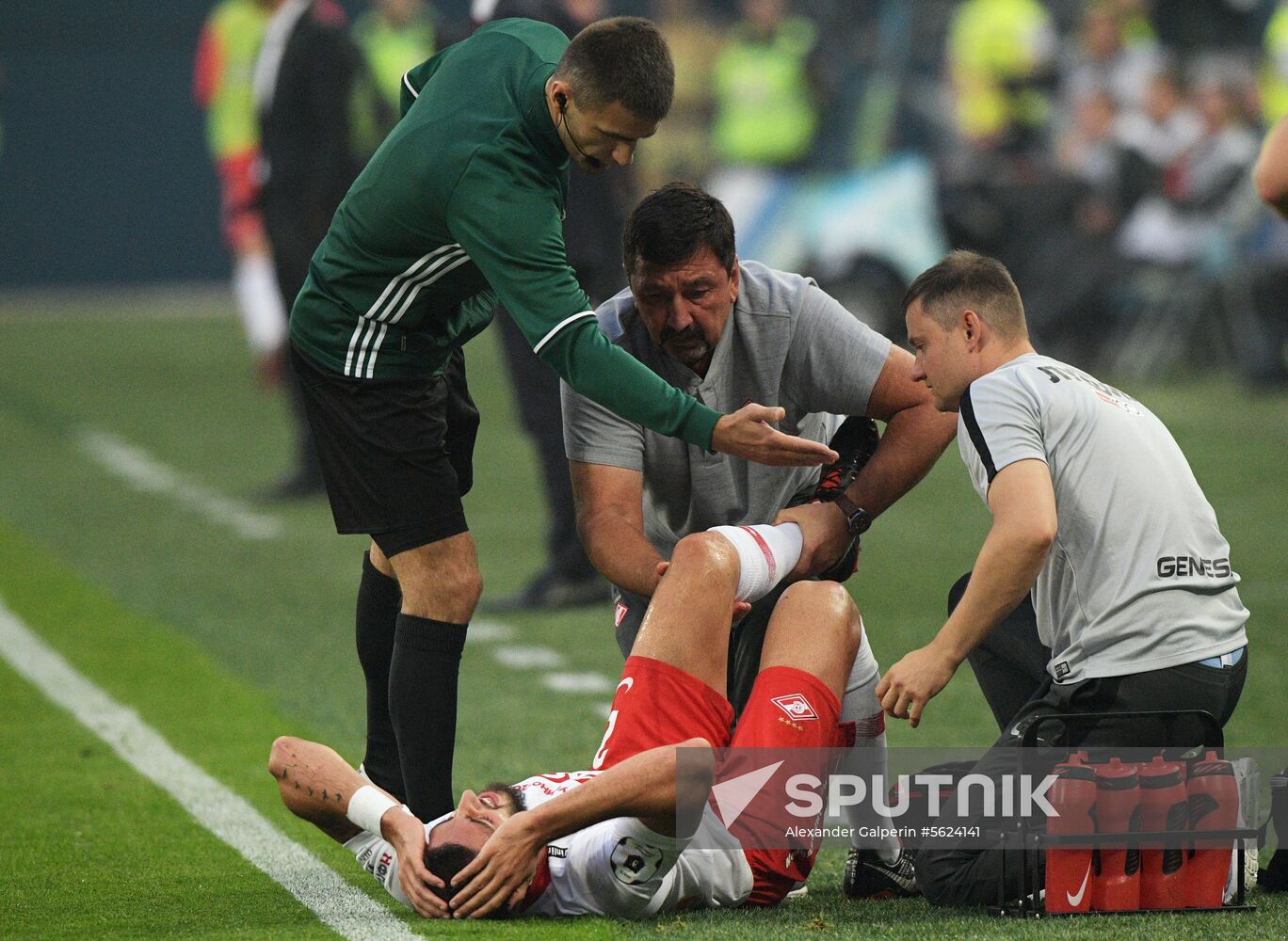 Football. Russian Football Premier League. Zenit vs. Spartak
