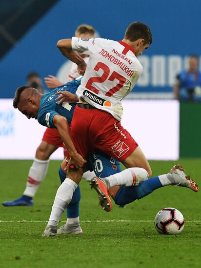 Football. Russian Football Premier League. Zenit vs. Spartak