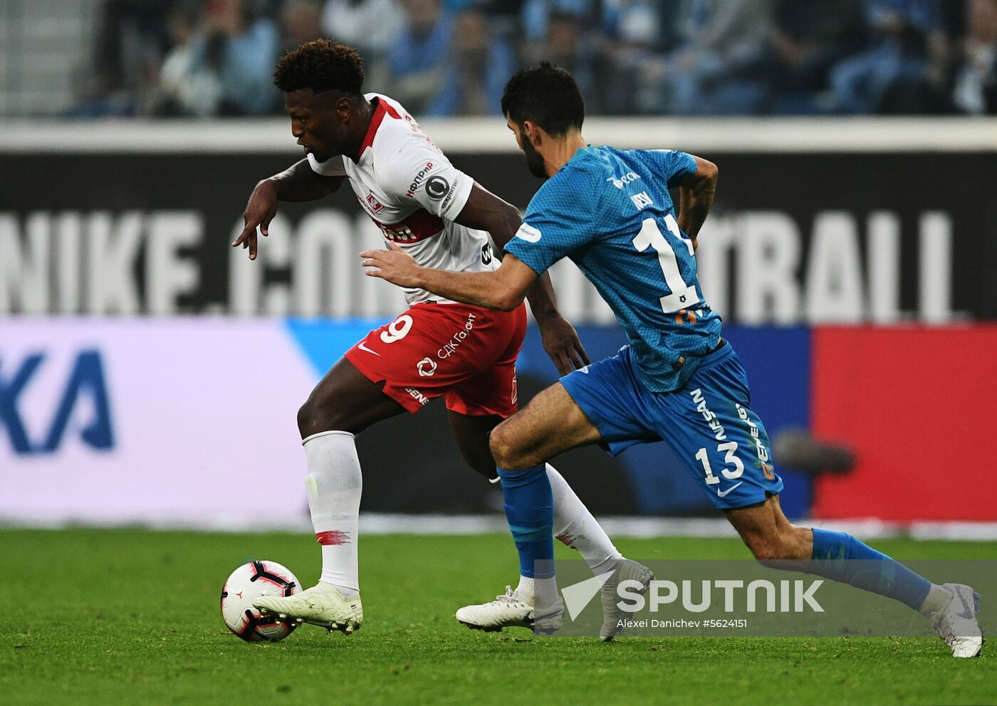 Football. Russian Football Premier League. Zenit vs. Spartak