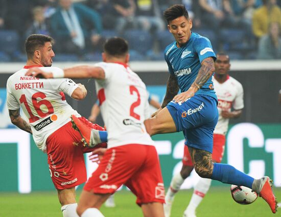 Football. Russian Football Premier League. Zenit vs. Spartak