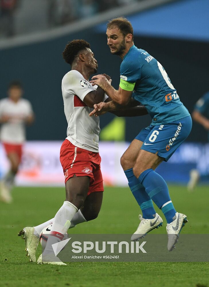 Football. Russian Football Premier League. Zenit vs. Spartak