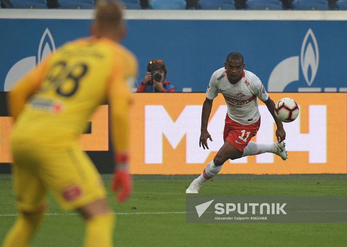 Football. Russian Football Premier League. Zenit vs. Spartak