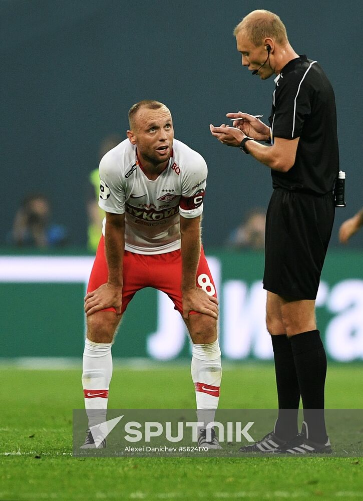 Football. Russian Football Premier League. Zenit vs. Spartak