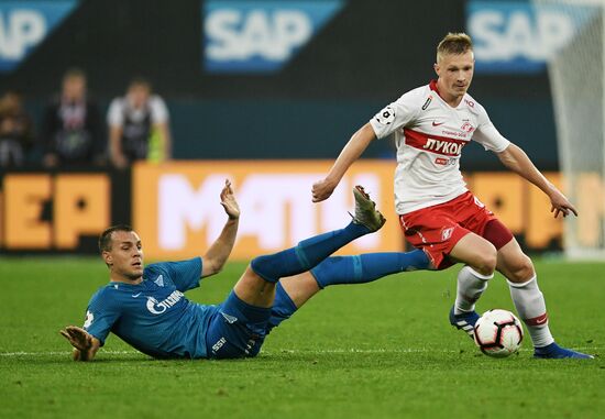 Football. Russian Football Premier League. Zenit vs. Spartak