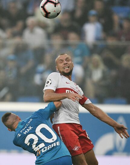Football. Russian Football Premier League. Zenit vs. Spartak