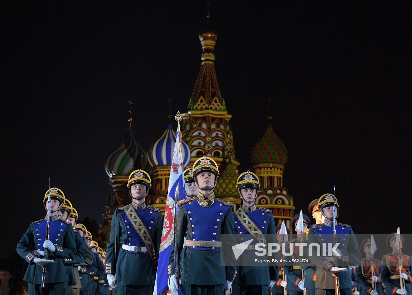 2018 Spasskaya Tower Military Music Festival closing ceremony