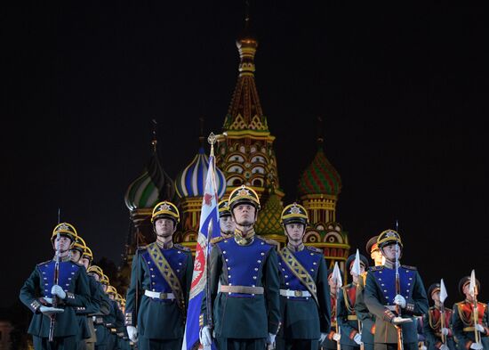 2018 Spasskaya Tower Military Music Festival closing ceremony