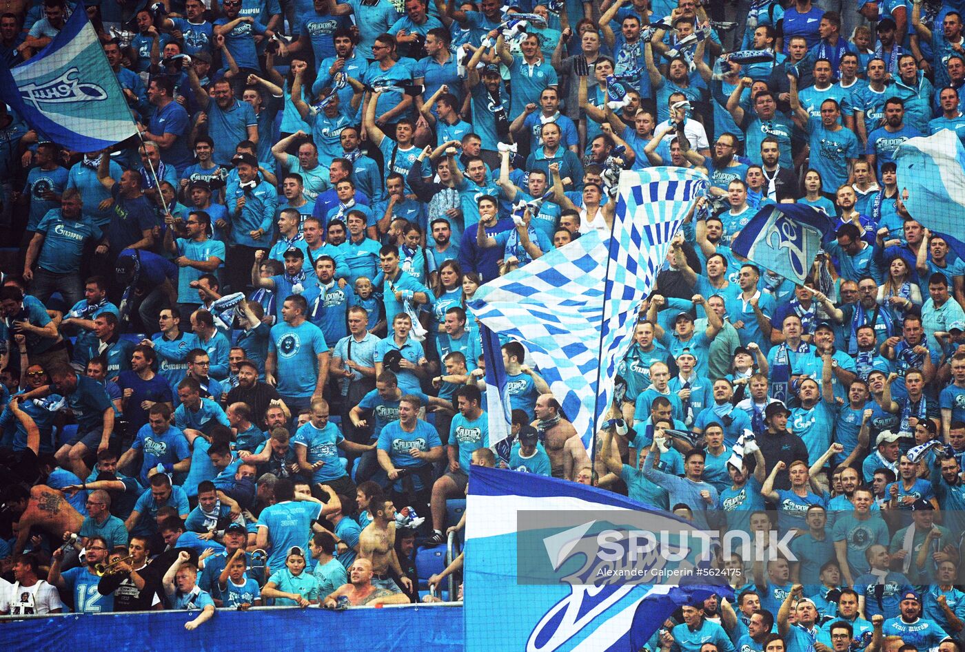 Football. Russian Football Premier League. Zenit vs. Spartak