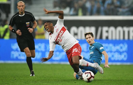 Football. Russian Football Premier League. Zenit vs. Spartak