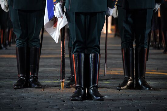 2018 Spasskaya Tower Military Music Festival closing ceremony