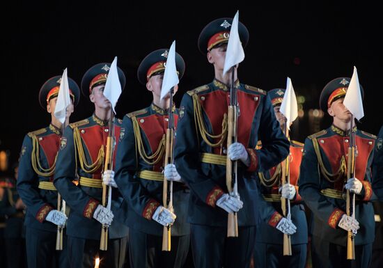 2018 Spasskaya Tower Military Music Festival closing ceremony