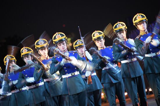 2018 Spasskaya Tower Military Music Festival closing ceremony