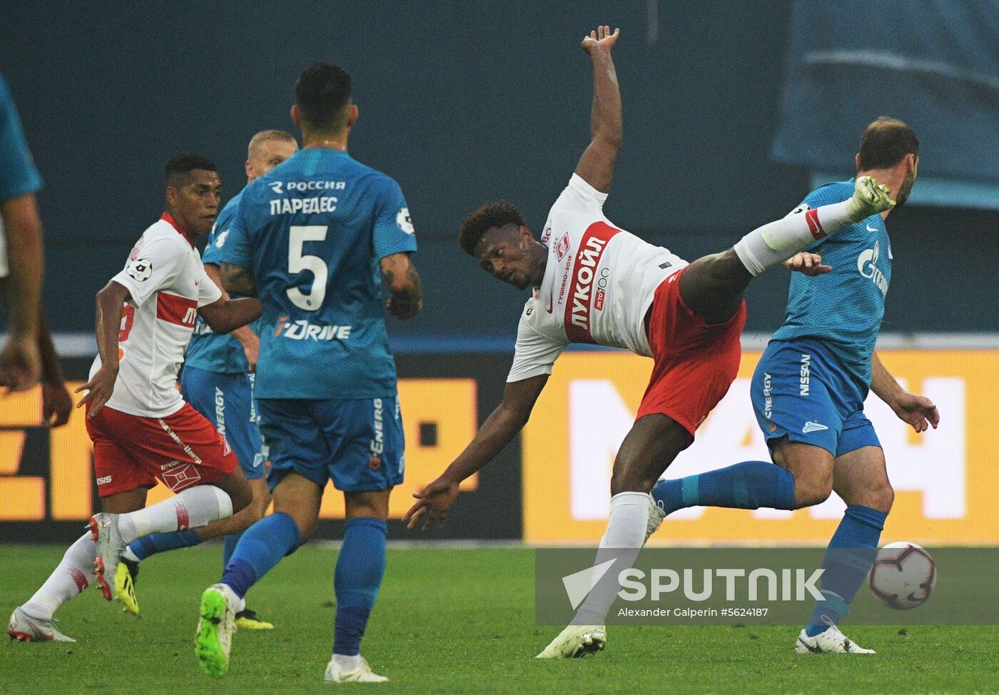 Football. Russian Football Premier League. Zenit vs. Spartak