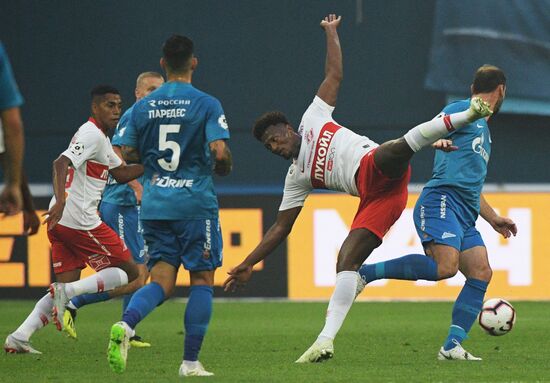 Football. Russian Football Premier League. Zenit vs. Spartak