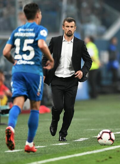 Football. Russian Football Premier League. Zenit vs. Spartak