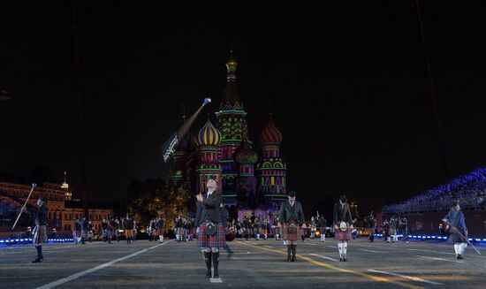 2018 Spasskaya Tower Military Music Festival closing ceremony