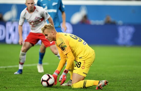 Football. Russian Football Premier League. Zenit vs. Spartak