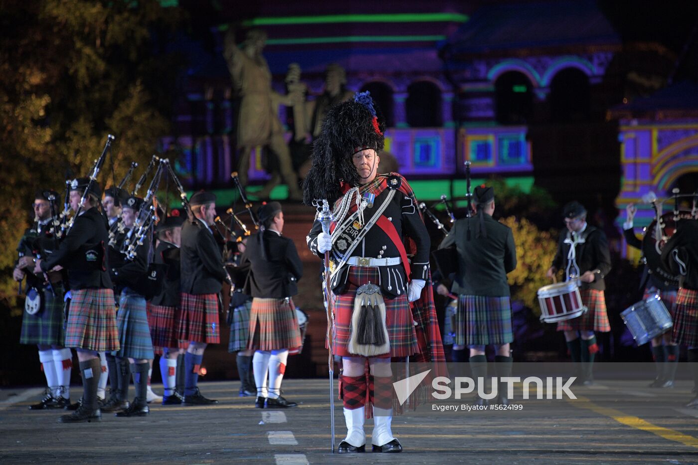 2018 Spasskaya Tower Military Music Festival closing ceremony