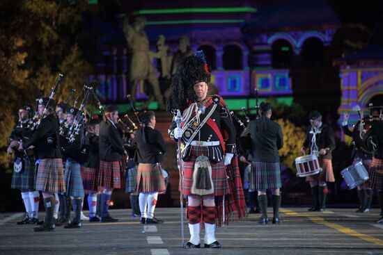 2018 Spasskaya Tower Military Music Festival closing ceremony