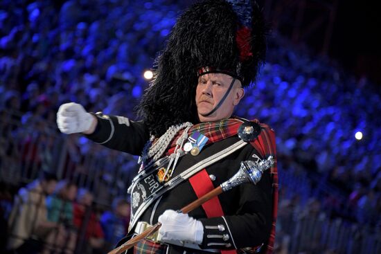 2018 Spasskaya Tower Military Music Festival closing ceremony