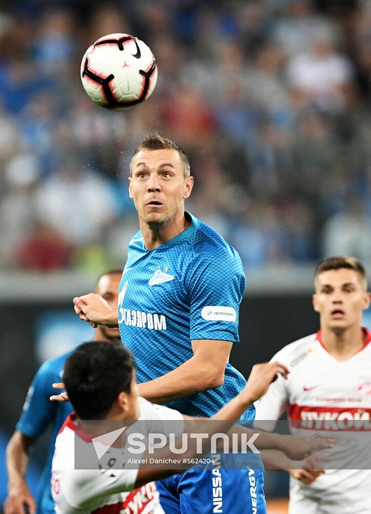 Football. Russian Football Premier League. Zenit vs. Spartak