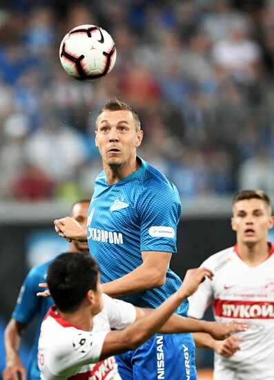 Football. Russian Football Premier League. Zenit vs. Spartak