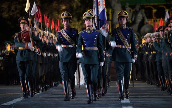 2018 Spasskaya Tower Military Music Festival closing ceremony