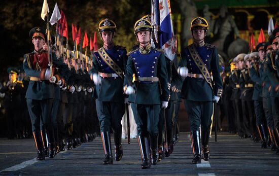 2018 Spasskaya Tower Military Music Festival closing ceremony