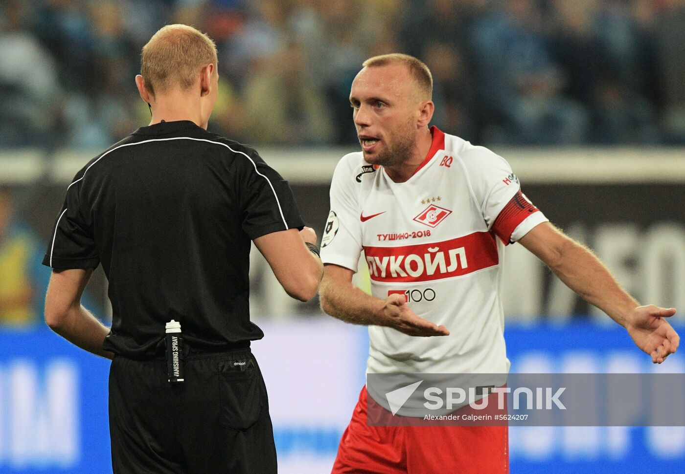 Football. Russian Football Premier League. Zenit vs. Spartak