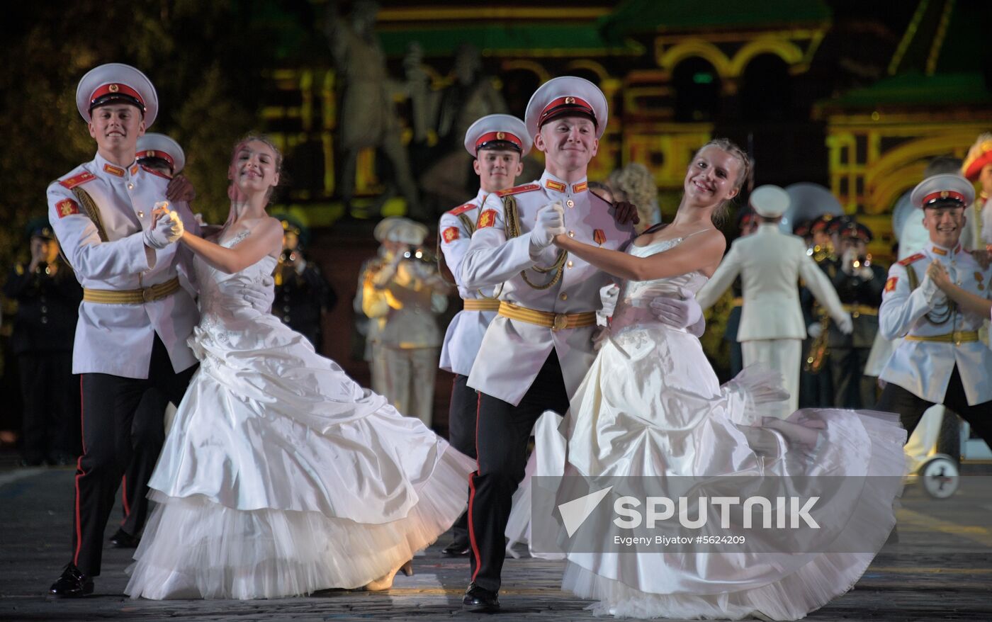 2018 Spasskaya Tower Military Music Festival closing ceremony