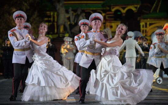 2018 Spasskaya Tower Military Music Festival closing ceremony