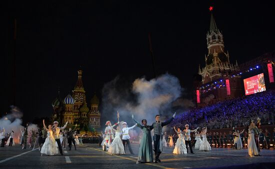 2018 Spasskaya Tower Military Music Festival closing ceremony