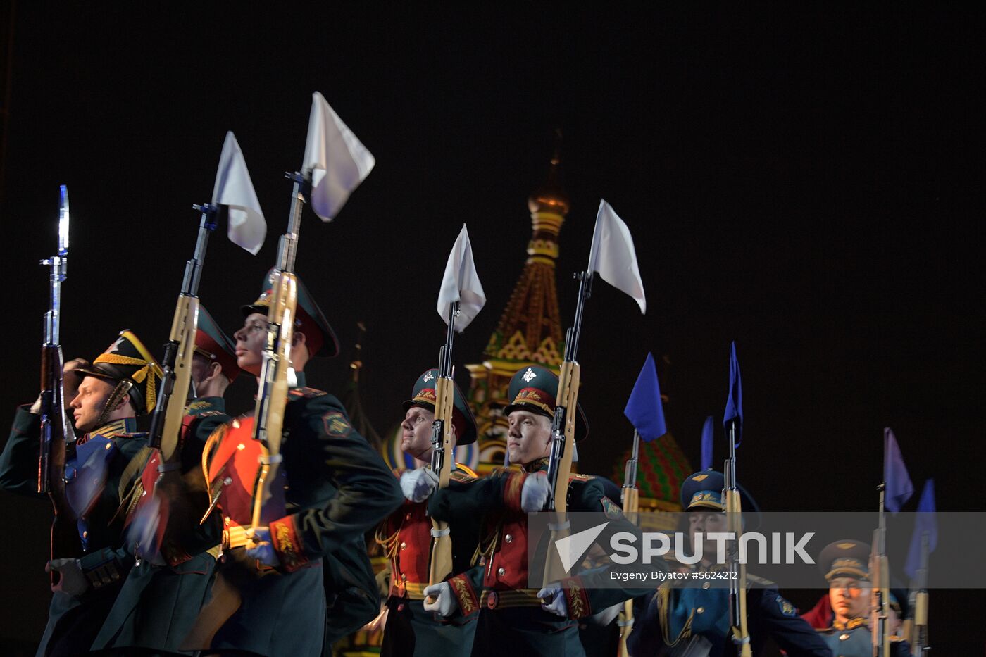 2018 Spasskaya Tower Military Music Festival closing ceremony