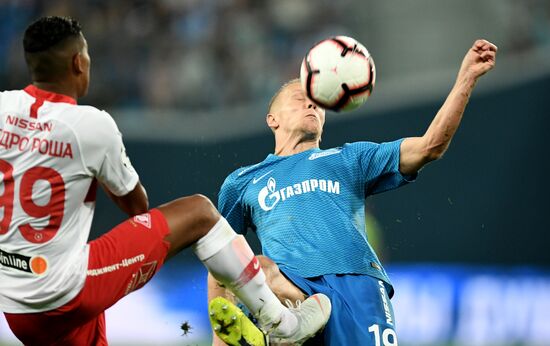 Football. Russian Football Premier League. Zenit vs. Spartak