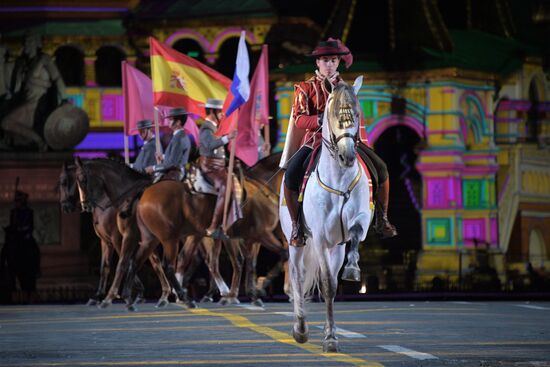 2018 Spasskaya Tower Military Music Festival closing ceremony