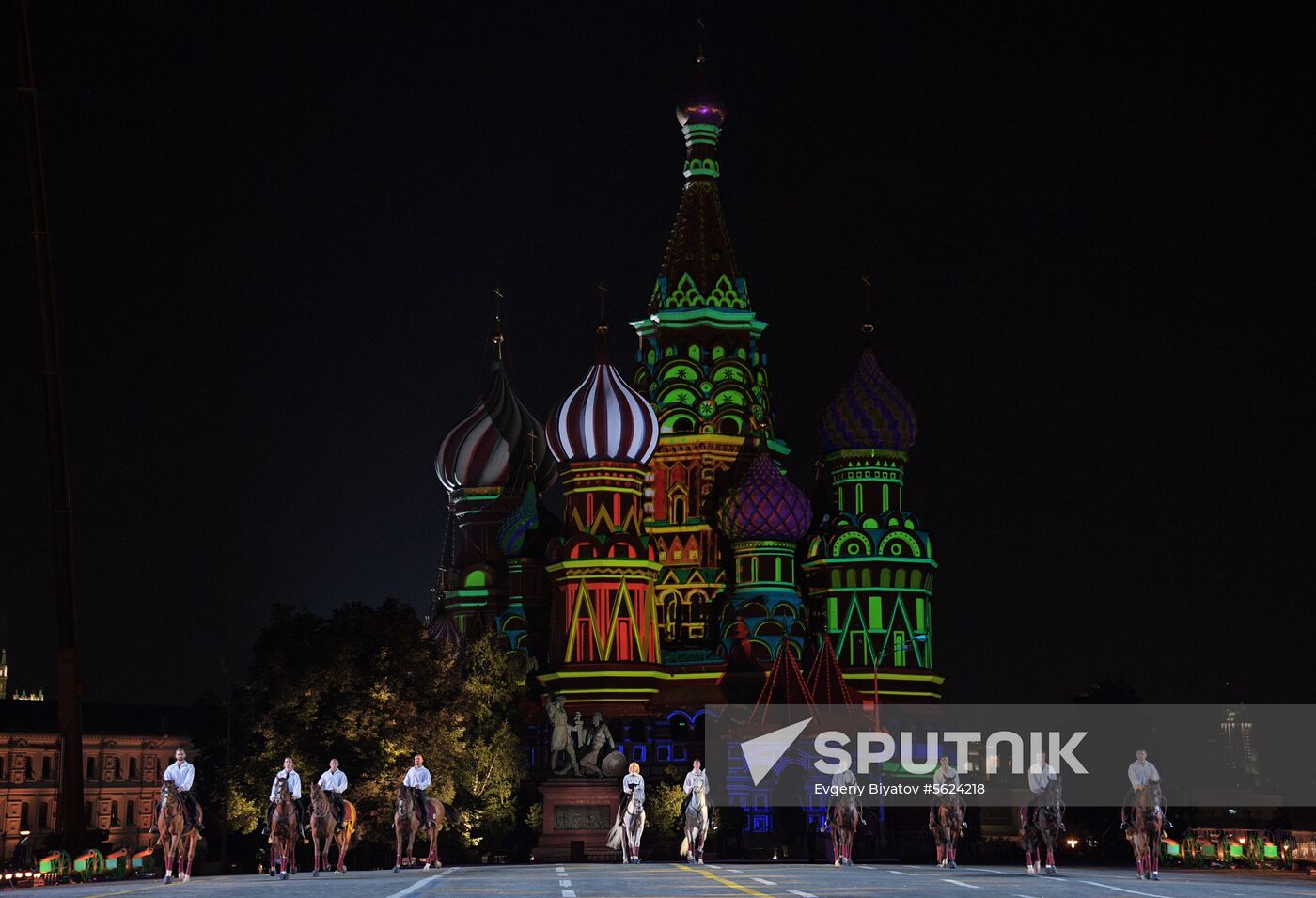 2018 Spasskaya Tower Military Music Festival closing ceremony